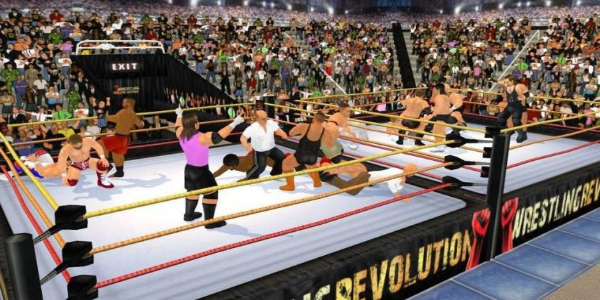 Wrestling Revolution 3D capture d’écran 2