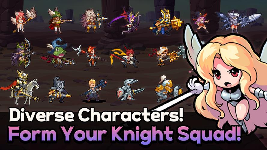 Rush! Knights : Idle RPG屏幕截圖3
