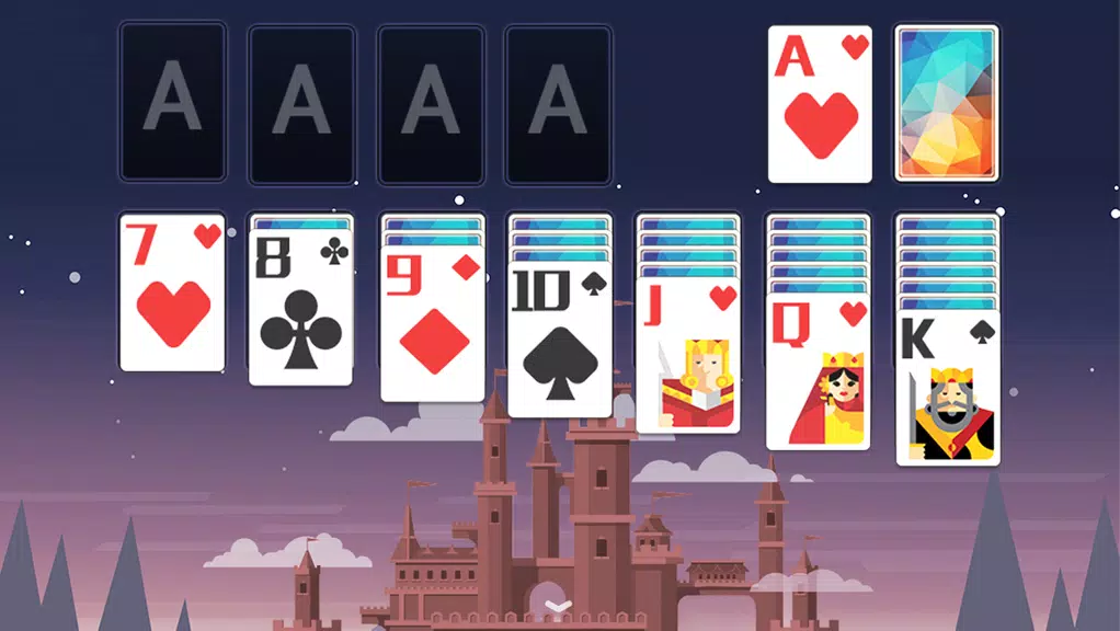 Solitaire FairyTaleCastleTheme屏幕截圖2