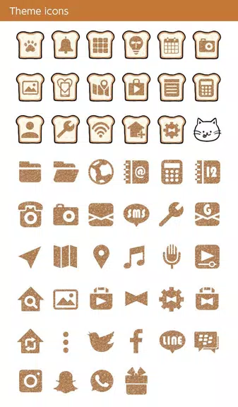Cute Wallpaper Bread Cat Theme屏幕截圖3
