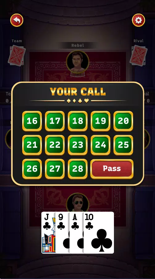 29 King Card Game Offline屏幕截圖2