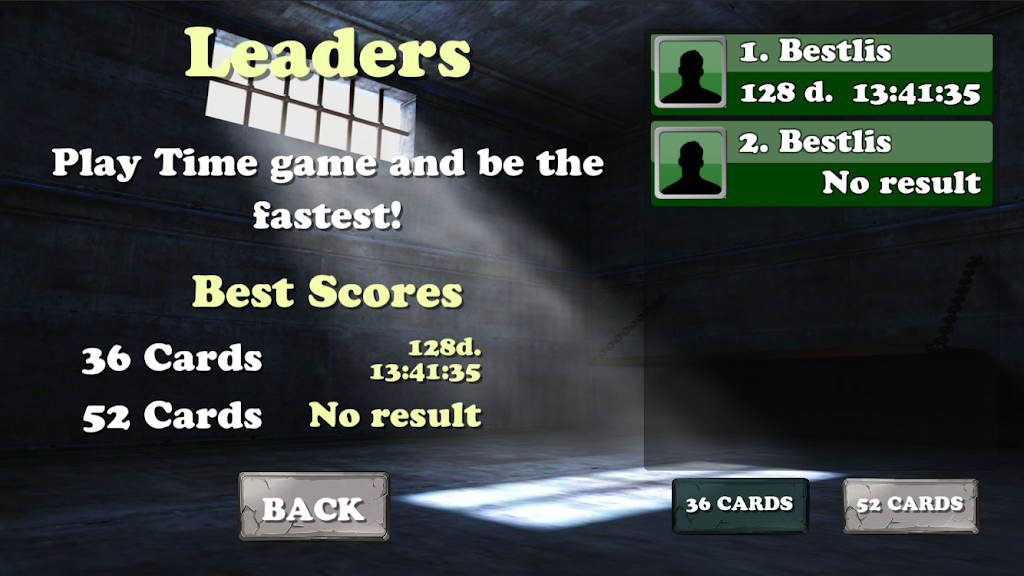 Prisoner Solitaire screenshot 1