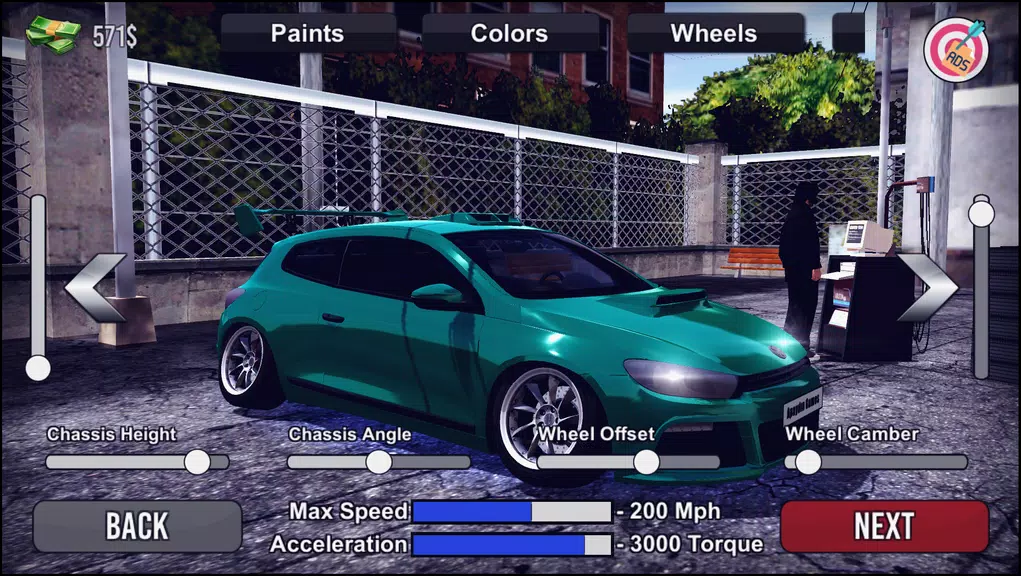 Megane Drift Simulator экрана 1