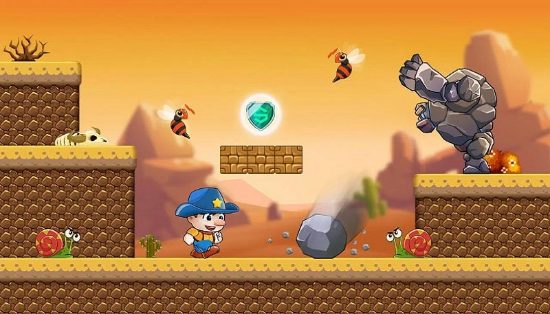 Super Bino 2: Adventure World screenshot 1