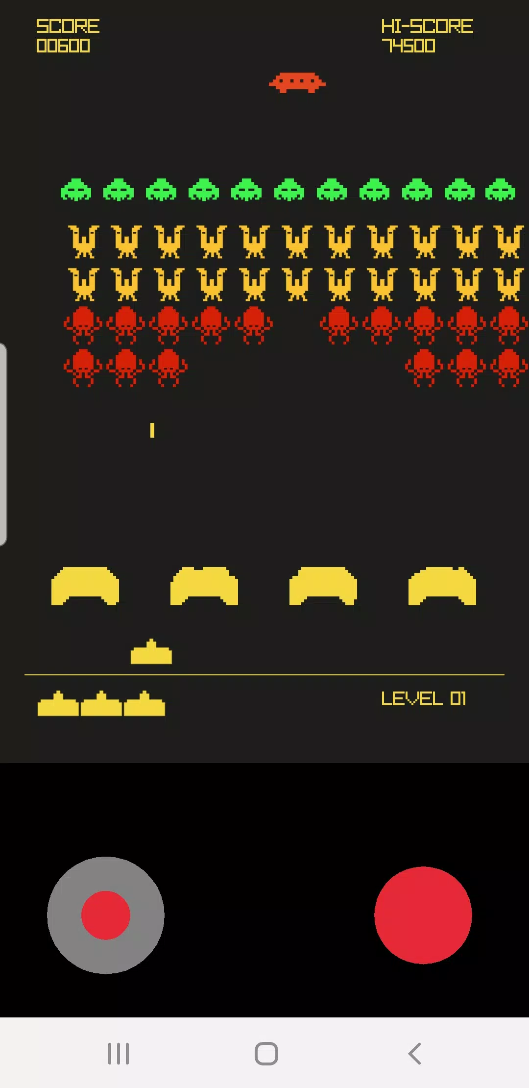 Retro Galaxy Invaders Screenshot 1