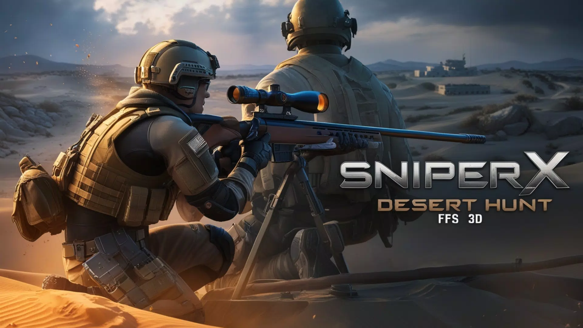 Sniper X : Desert Hunt FPS 3D Zrzut ekranu 1