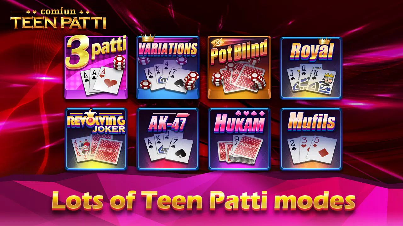 ภาพหน้าจอ Teen Patti Comfun Card Online 1