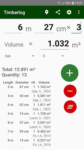 Timberlog - Timber calculator ကိုဖန်သားပြင်3