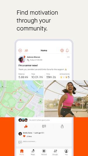 Strava ဖန်သားပြင်ဓာတ်ပုံ 1