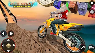 Bike Stunt 3D Simulator Games ảnh chụp màn hình 2