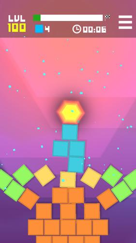 Hexagon Tower Balance Blocks capture d’écran 1