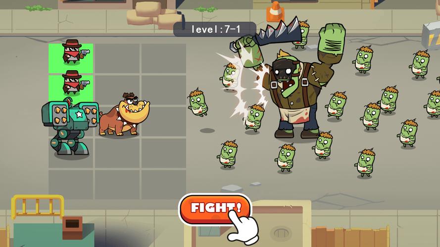 Merge Mech vs. Zombie Brawl屏幕截圖0