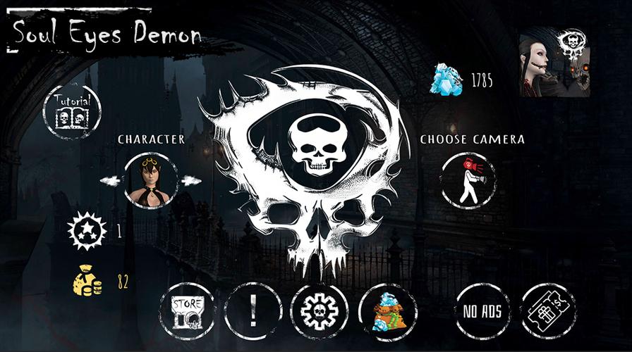 Soul Eyes Demon: Horror Skulls ảnh chụp màn hình 3