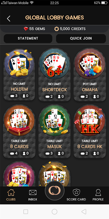 card club - hee hee Club ကိုဖန်သားပြင်2