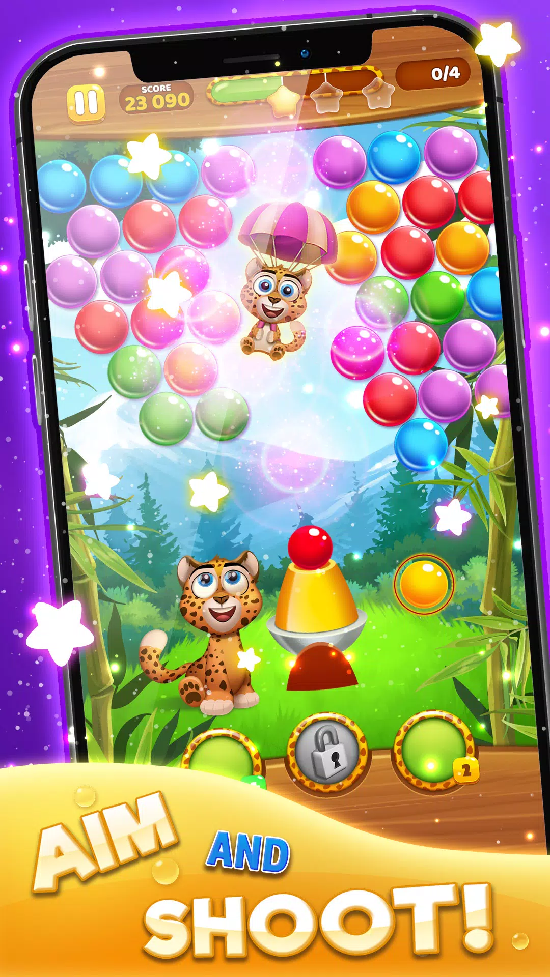 Bubble Pop: Wild Rescueスクリーンショット1