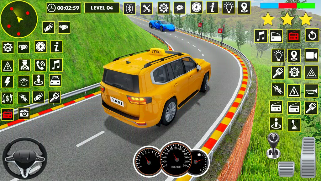 Crazy Car Driving: Taxi Games экрана 3