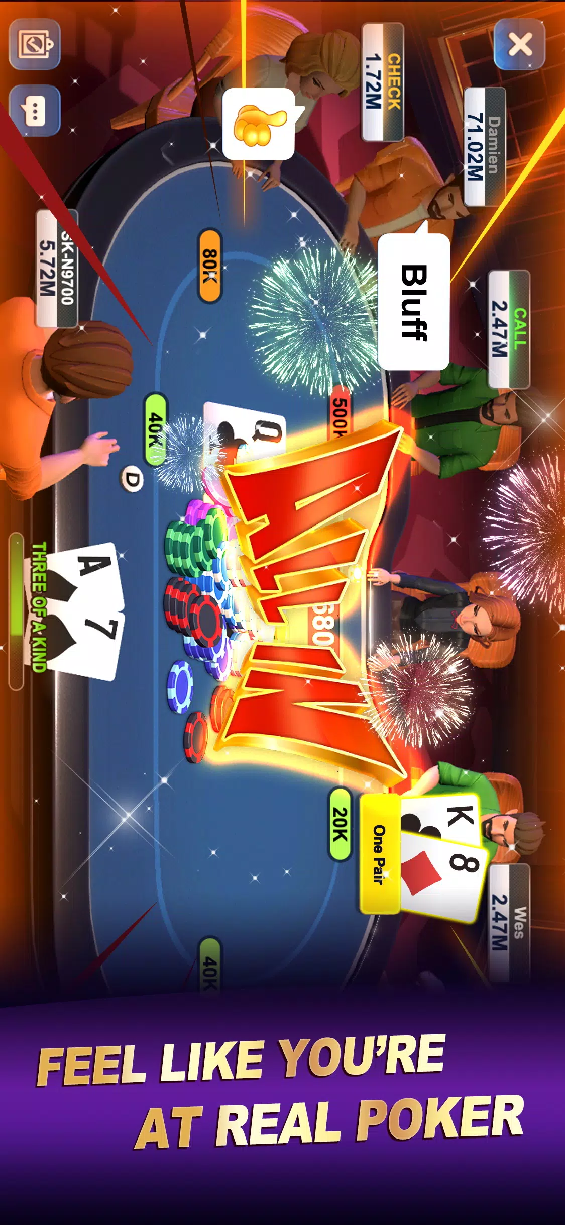 Poker World-Hold'em Frenzy Ảnh chụp màn hình 2