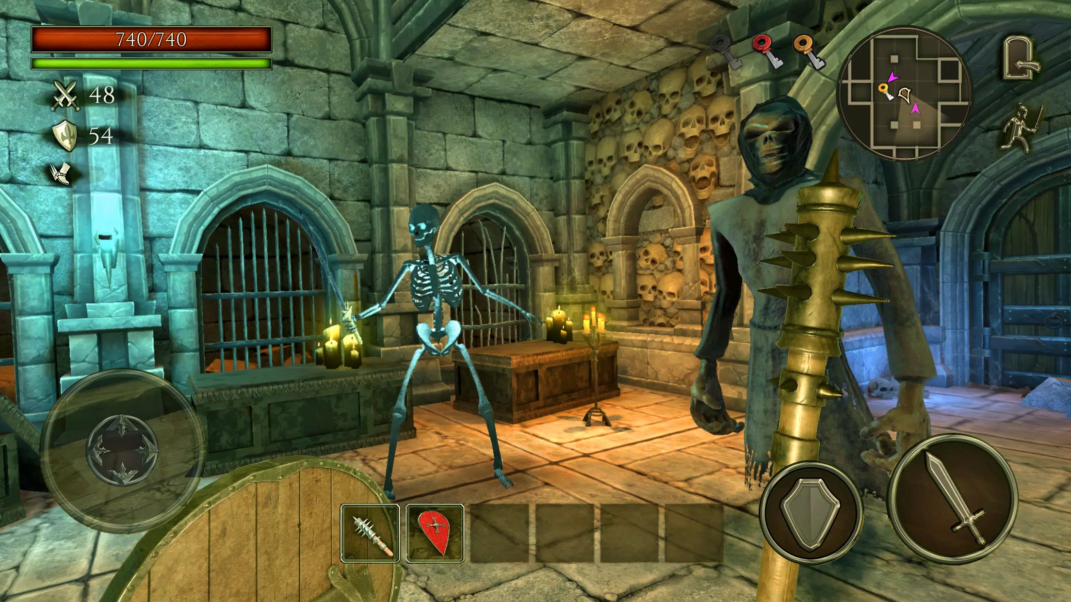 Ghoul Castle 3D - Action RPG Capture d'écran 1