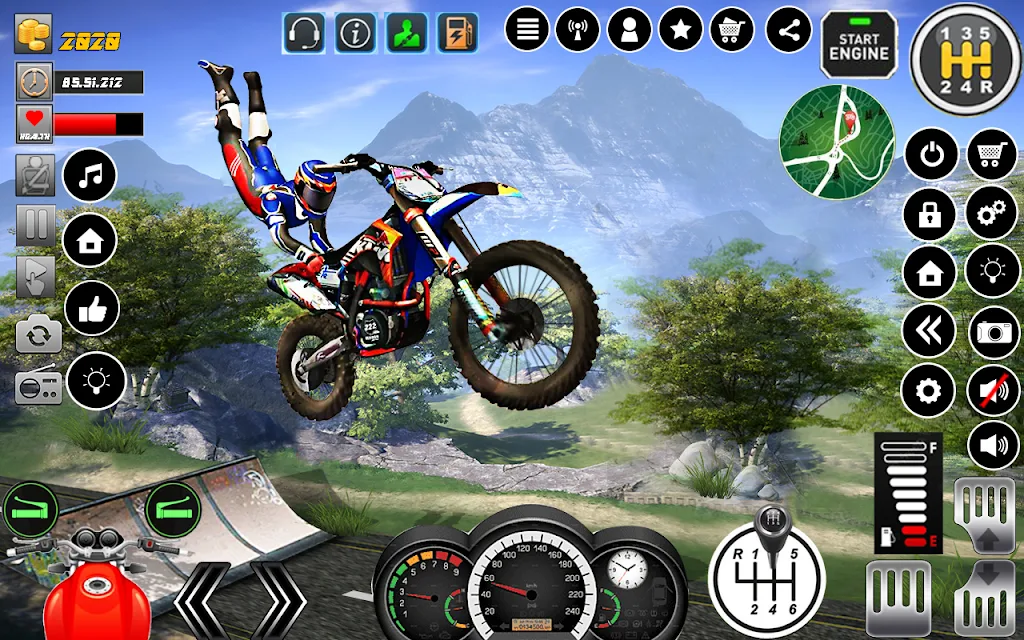 Bike Stunt Dirt Bike Games Скриншот 1