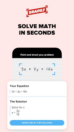 Brainly – Homework Math Solver screenshot 1