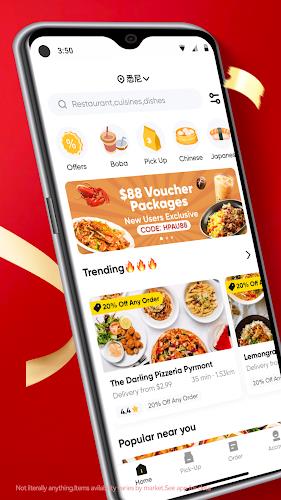 HungryPanda: Food Delivery Captura de pantalla 0