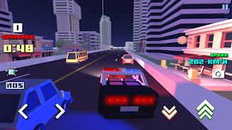 Blocky Car Racer - racing game Captura de pantalla 1