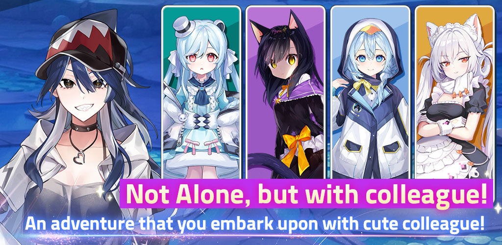 SHARK GIRLS : IDLE RPG Mod captura de pantalla 1