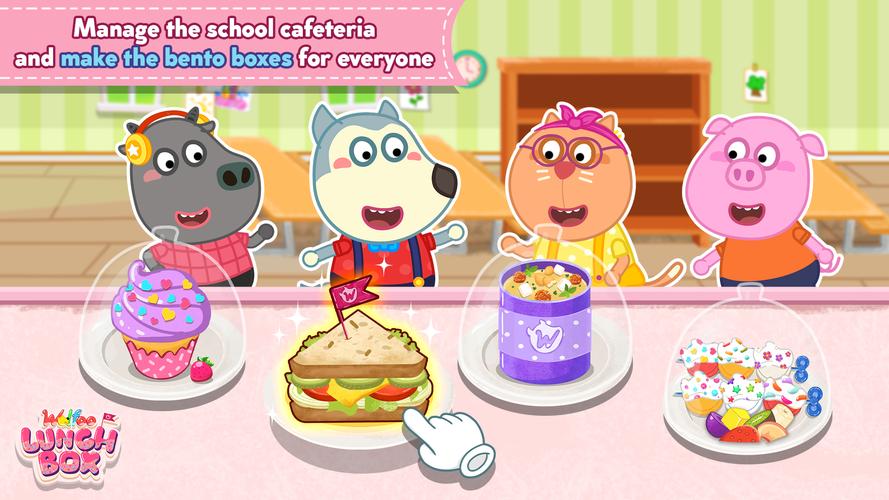 Wolfoo's School Lunch Box屏幕截圖0
