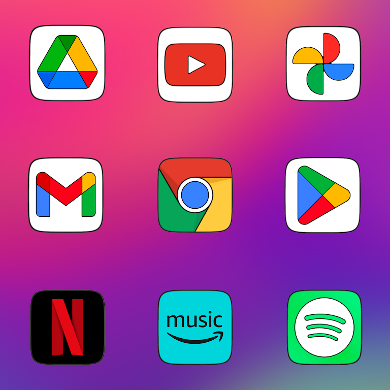 MIUl Carbon Icon Pack Modスクリーンショット3