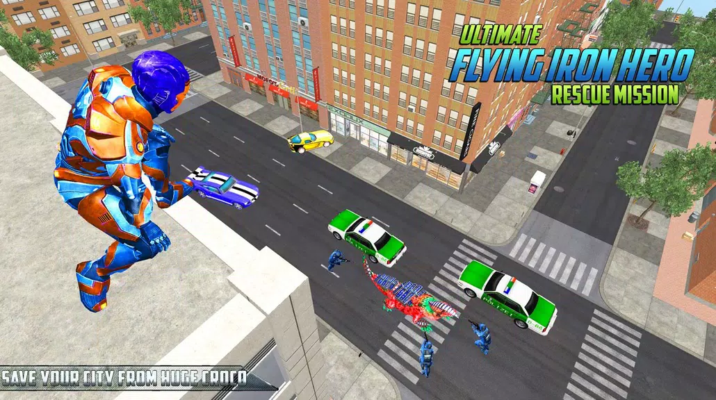 Ultimate KungFu Superhero Iron Fighting Free Game 스크린샷 1