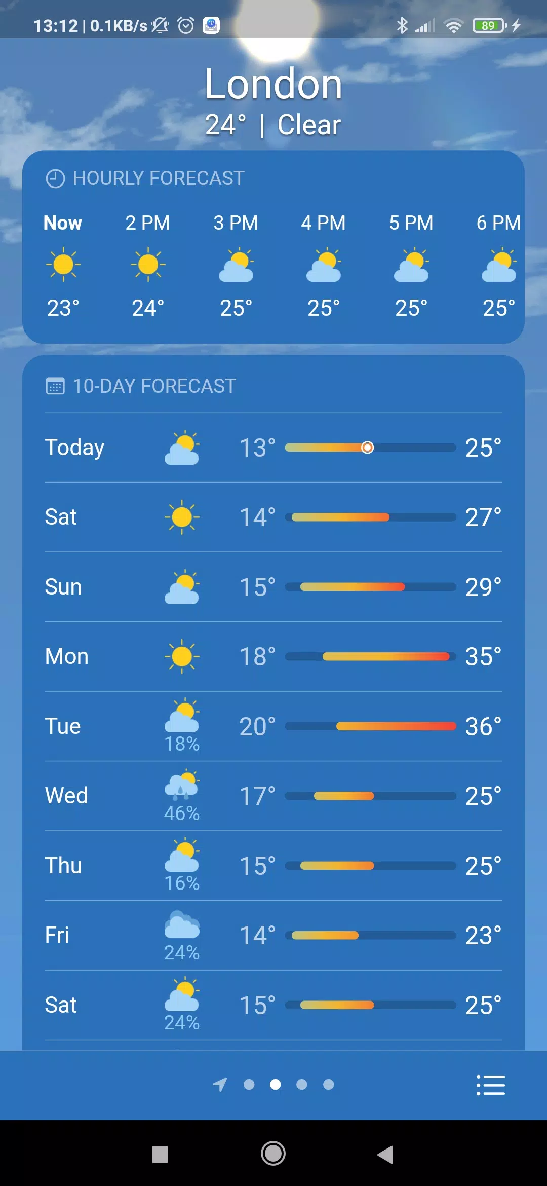 Real Weather ekran görüntüsü 2