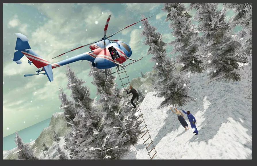 Helicopter Hill Rescue ảnh chụp màn hình 2