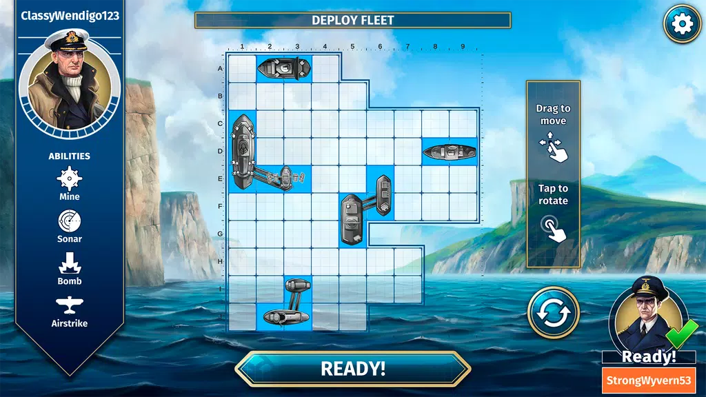 BATTLESHIP - Multiplayer Game屏幕截圖2