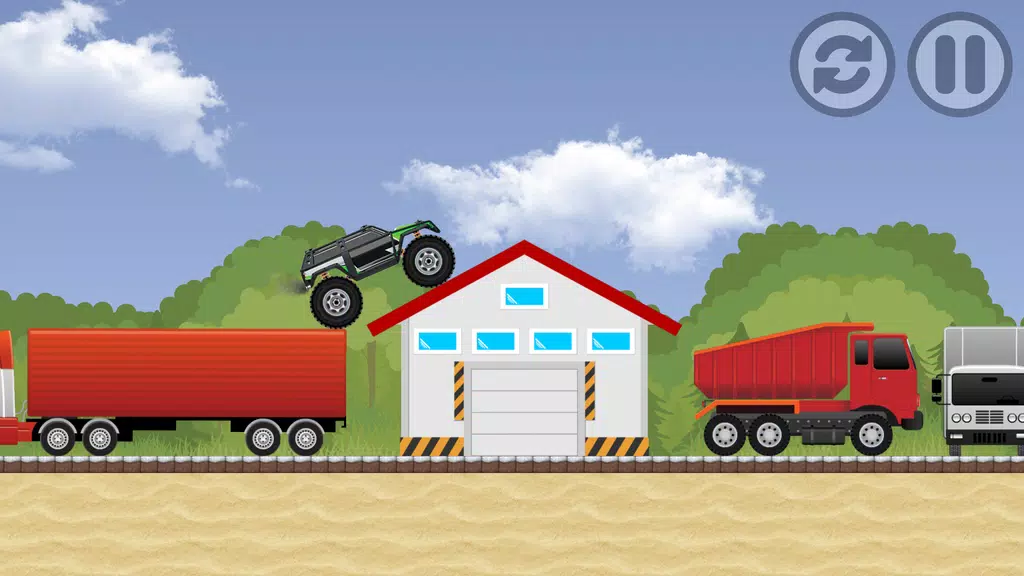 Monster Truck Racing Game Schermafbeelding 3