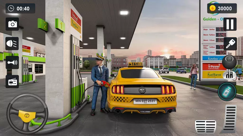 Taxi Simulator 3D - Taxi Games zrzut ekranu 1