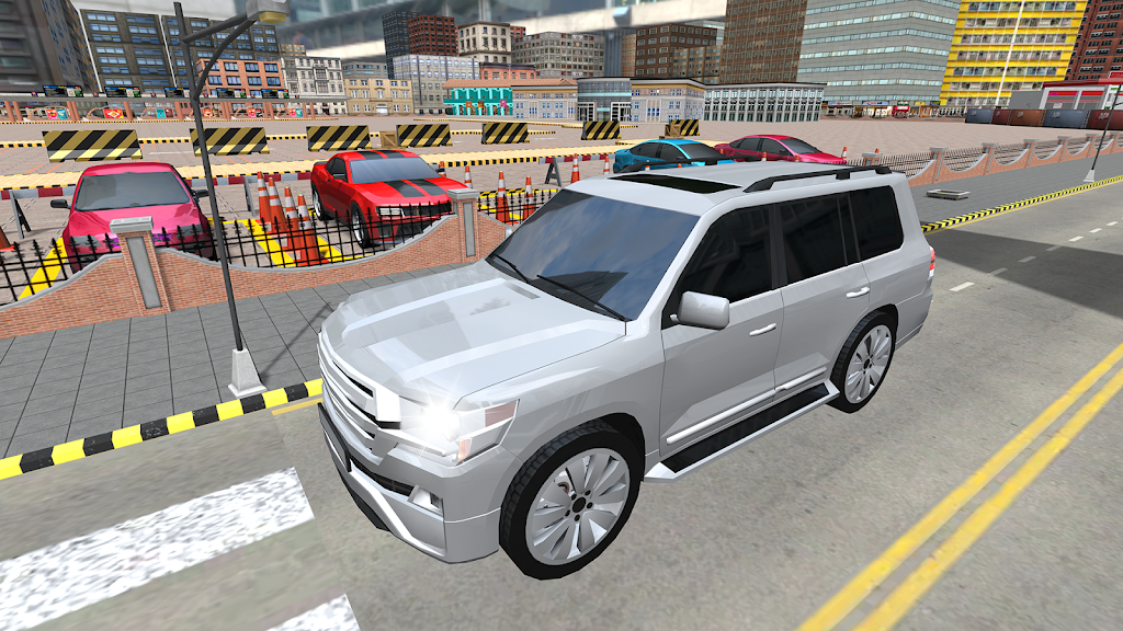 Prado Car Parking Driving Game ảnh chụp màn hình 0