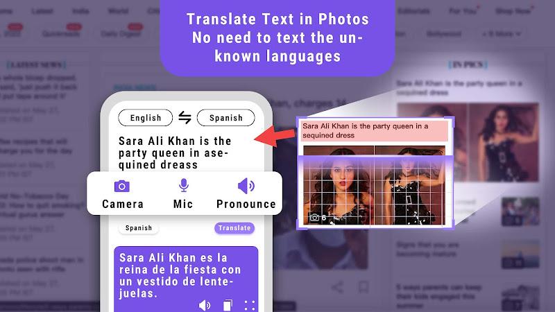 Translate Less with Text Voice ekran görüntüsü 2