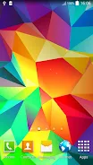 Crystal S5 3D Live Wallpaper Schermafbeelding 0