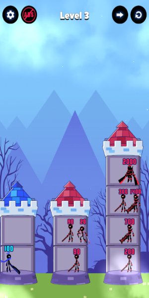 Hero Castle War: Tower Attack captura de pantalla 2
