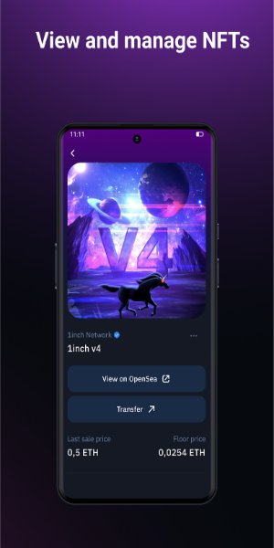 1inch: Crypto DeFi Wallet экрана 1