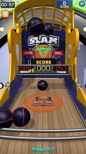 Flick Basketball Stages Schermafbeelding 3