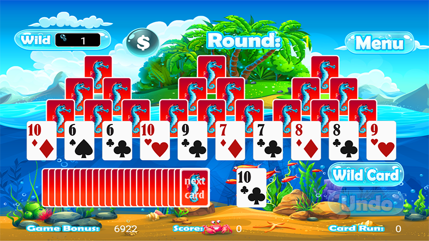 Tri Peaks Solitaire Classic屏幕截圖1