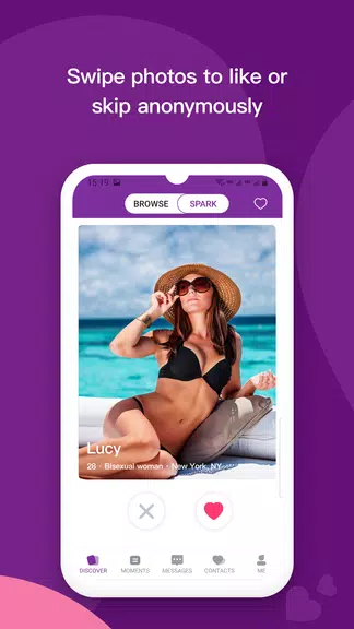 Les: Lesbian Dating & Chat App ảnh chụp màn hình 1