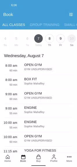 JJK Fitness экрана 1