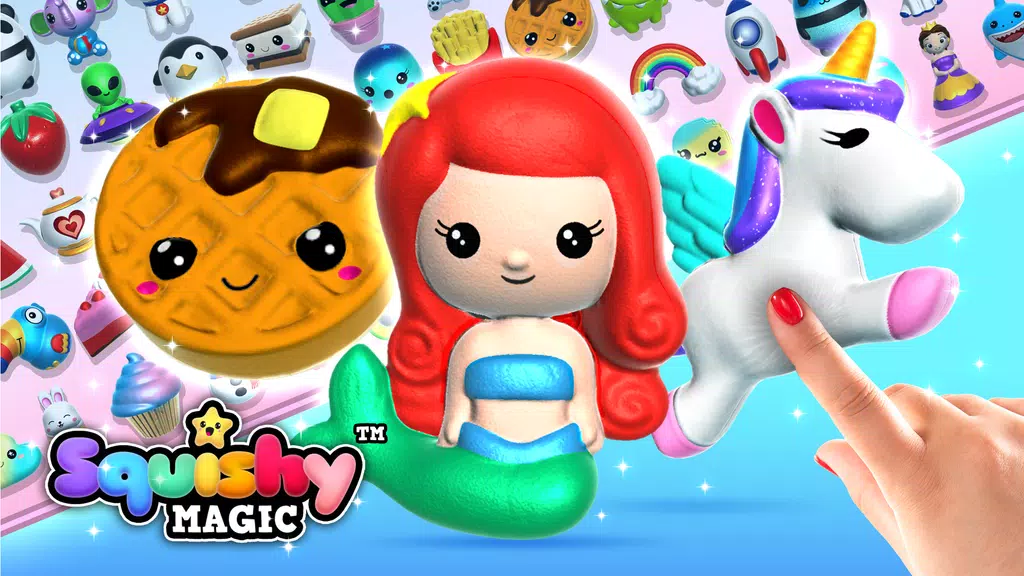 Squishy Magic: 3D Toy Coloring屏幕截圖0