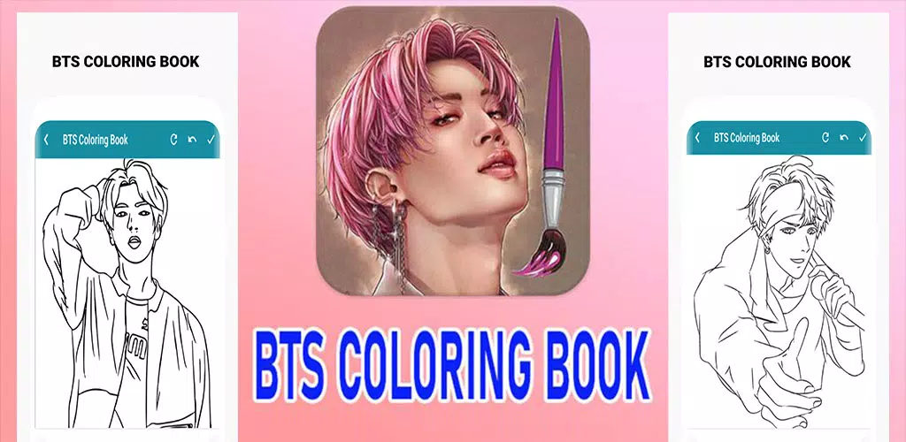 BTS Coloring Book Tangkapan skrin 0