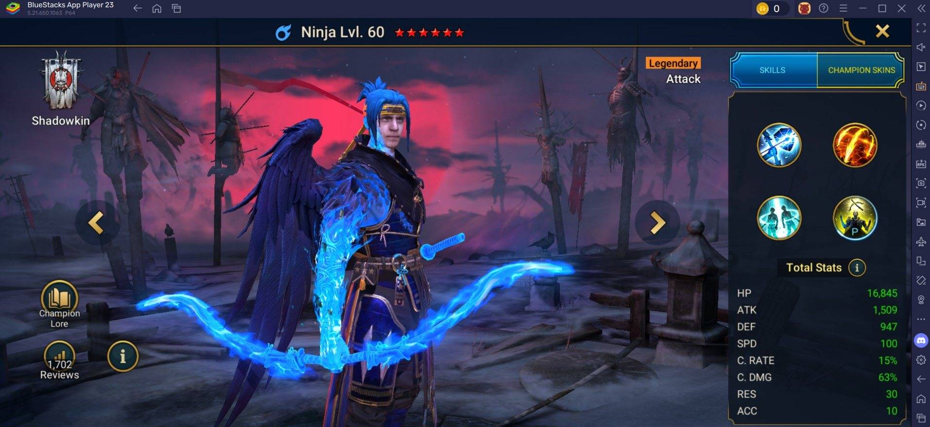 Ninja Champion in RAID: Shadow Legends