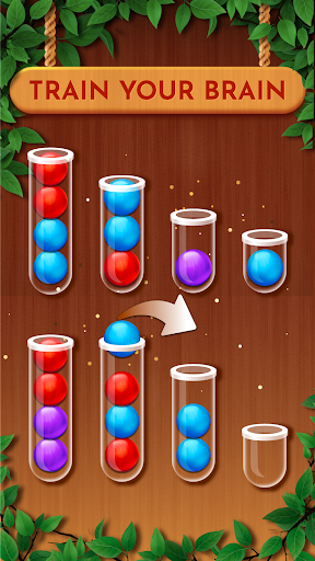 Woody Sort Ball Sort Puzzle Screenshot 2