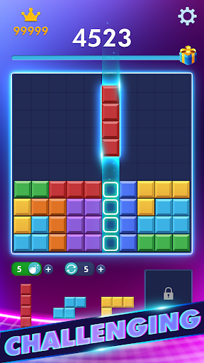 Block Puzzle Games Cube Blast Tangkapan skrin 1