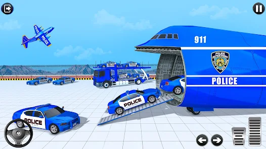 Police Multi Level Formula Car Parking Games screenshot 1